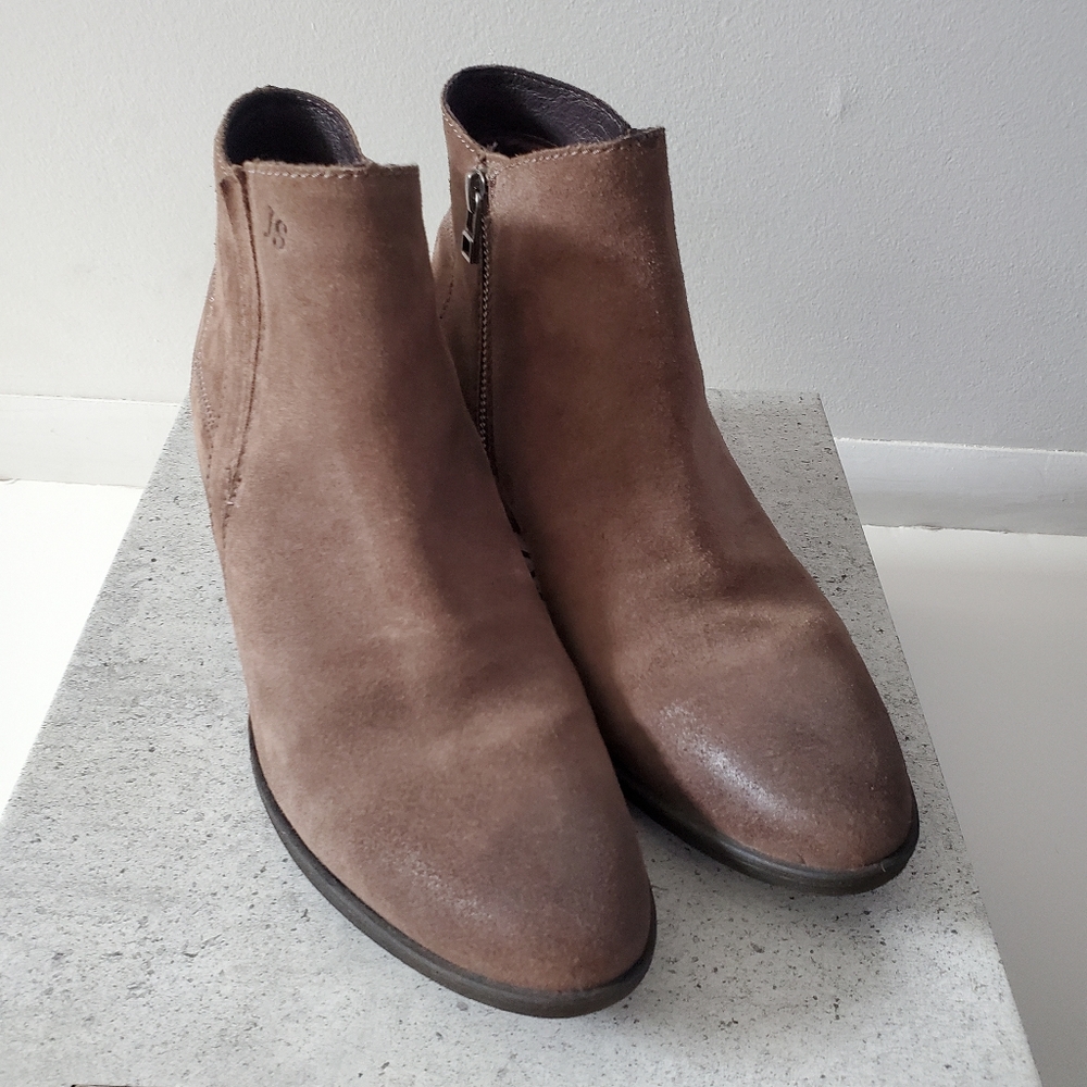 NEW Josef Seibel Taupe Ankle Boots Size 41 (10)